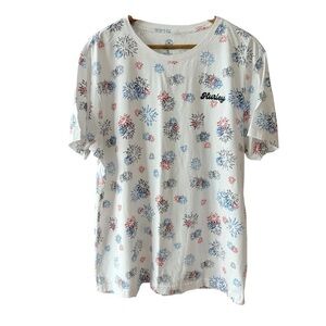 ☀️Hurley Red, White, and Blue Fireworks T-Shirt